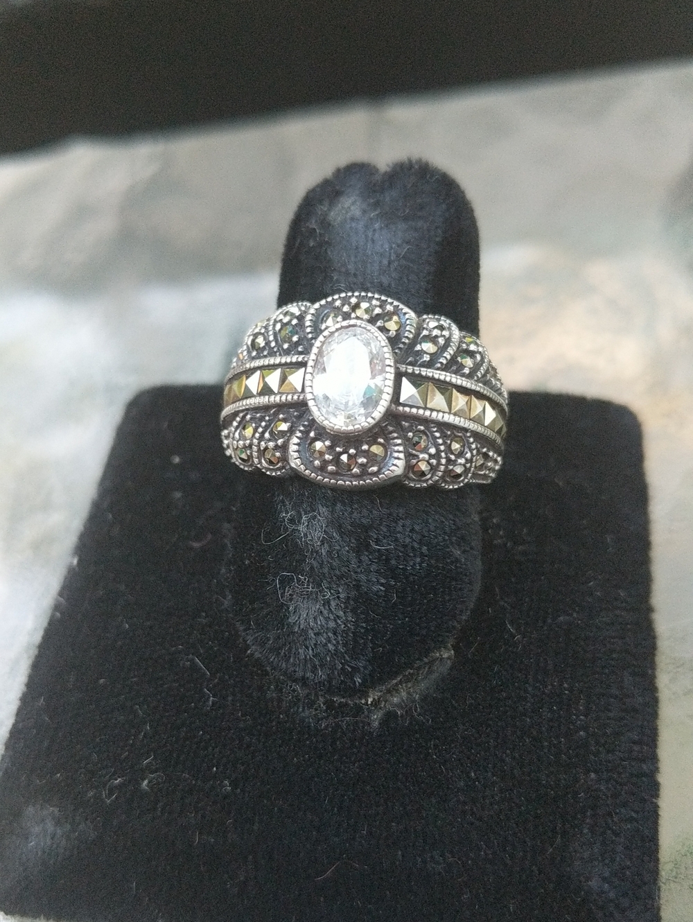 Judith Jack Sterling Silver Ring